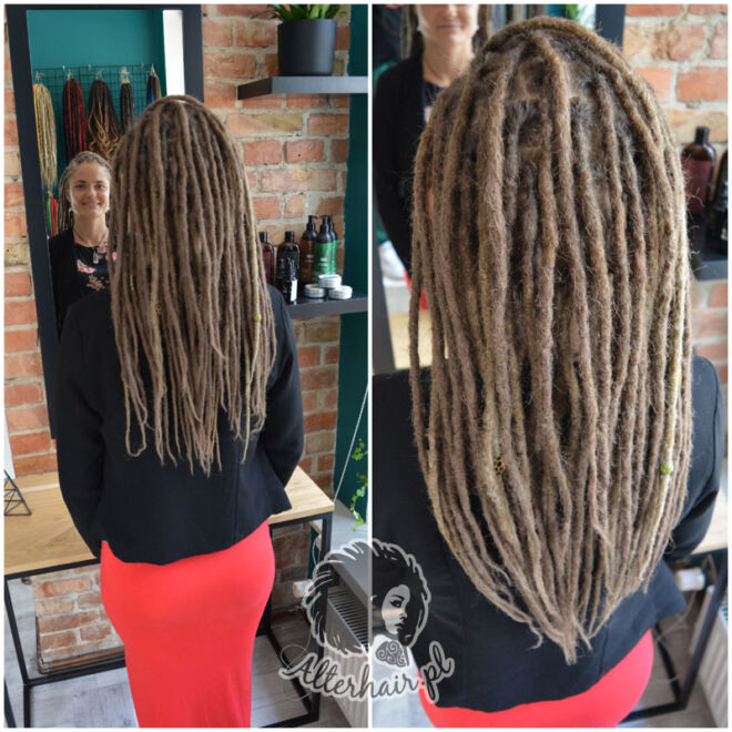 0104 dredy dready naturalne dreads dredloki syntetyczne alterhair sopot gdynia gdansk