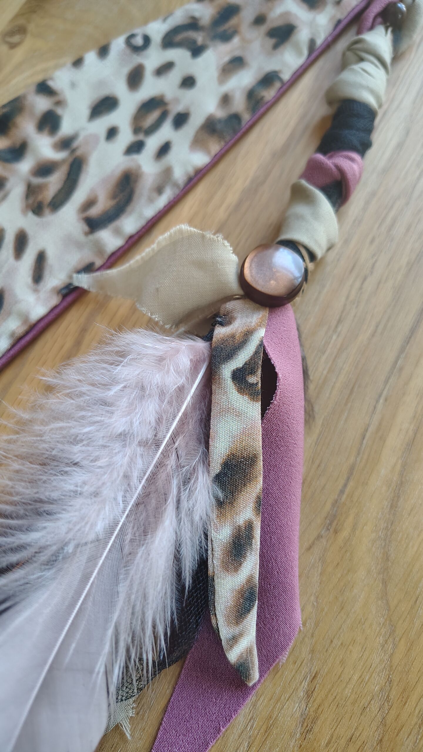 HAIR WRAP PANTERKA – RÓŻ S